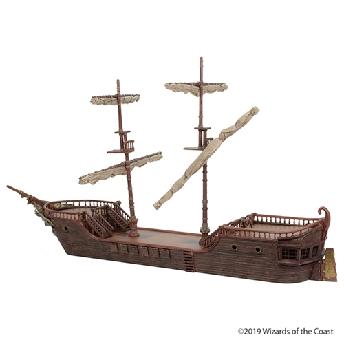 DnD - The Falling Star Sailing Ship - Icons of the Realms DnD Terrain